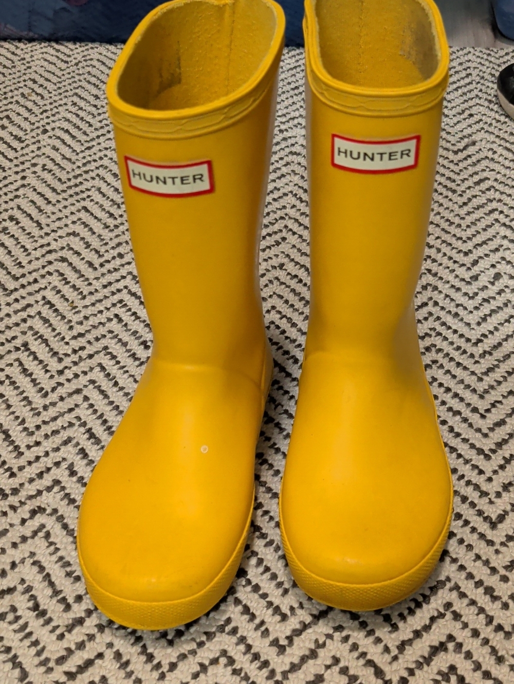 Hunter Bright Yellow Rain Boots